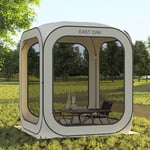 East Oak Tente Pop-up pour 2 à 3 Personnes pour Camping, Jardin, terrasse, étanche, Tente à Bulles, Tente réactive extérieur, Protection UV UPF 50+, Ventilation à 360°, Anti-moustiques, avec Sac de