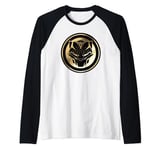 Marvel Black Panther: Wakanda Forever New Panther Mask Gold Manche Raglan