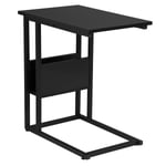 Rootz Soffbord - Sidobord - Avslutsbord - Loungebord - Vardagsbord - Accentbord - Svart - 55x36x59,5cm