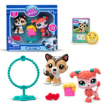 Littlest Pet Shop Pet Pair Figursett m/ tilbehør - Jump n´Joy