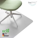 buySMILE® ECOfit Floor Protection Mat Hard Floor Carpet Office Chair Floor Protector 90 x 120 cm 120 x 130 cm 120 x 150 cm PET Suitable for Allergy Sufferers Pollutant-Free 91 x 122 cm clear