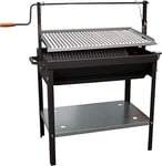 ALPI 255375 Barbecue Grille 60 x 50 x 115 cm, Noir et Gris