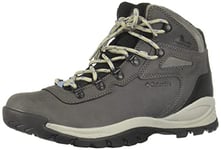 Columbia Women's Newton Ridge Plus mid rise hiking boots, Grey (Quarry x Cool Wave), 4.5 UK