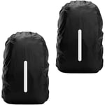 2-pack Vattentät Regnöverdrag Ryggsäck Vattentät Ryggsäck för Vandring Camping Resor Cykling Anti-damm/Anti-stöld//Utomhusaktiviteter (30-40L)