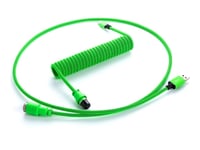 Cablemod Pro Series - Tangentbordskabel - Usb (Hane) Avtagbar Till 24 Pin Usb-C (Hane) Avtagbar - 1.5 M - Lindad - Viper Green (Light Green On Black)