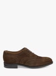 Loake 302 Wide Fit Suede Brogues, Brown