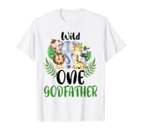 Godfather of The Wild One Zoo Birthday Safari Jungle Animal T-Shirt