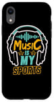 Coque pour iPhone XR Music is my Sports Musicien Producteur Artiste Ingénieur Audio