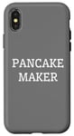 iPhone X/XS Funny Breakfast Food Lover Pancake Maker Case