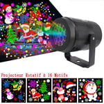 MARSEE Noël Decoration - Lampe Projecteur LED avec 16 Diapositives-Projecteur Noël Exterieur, Pour Décoration De Jardin Intérieur Et