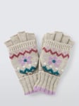 John Lewis Kids' Fairisle Trapper Gloves, Grey