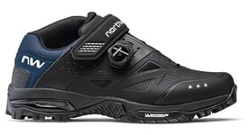 Chaussures vtt northwave enduro mid 2 noir dark bleu