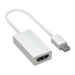 blanche - Adaptateur Mini Display Port DP Thunderbolt vers HDMI, câble pour Pro Air Mac