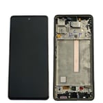 Ecran LCD OLED & Vitre tactile Noir Assemblés Sur Châssis Pour Samsung Galaxy A53 5G (A536B)