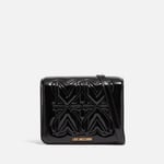 Love Moschino Big Embossment Faux Leather Crossbody Bag