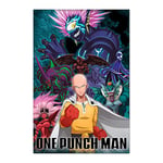 Grupo Erik - Poster One Punch Man Saitama Vs Villain - Deco Maison, Decoration Murale, Affiche Décorative