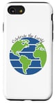 Coque pour iPhone SE (2020) / 7 / 8 Jour de la Terre Célébrez la Terre 22 avril Rétro Bleu Vert