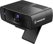 Facecam Pro - Webcam Ultra HD en vraie 4K60 pour streaming, gaming et visio, capteur Sony, correction de lumière avancée, commandes reflex, grand-angle, compatible OBS, Teams, Zoom, pour PC/Mac