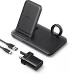 Anker 335 Wireless Charger 3in1 Wireless Charging Station Foldable for iPhone 13