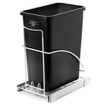 Home Zone Living 29 Liter / 7.6 Gallon Pull-Out Trash Can, Under The Counter, Single Bin