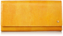 U BY UNGARO Long wallet Pietz Cowhide lizard embossed Double button UULW6HT2 NEW