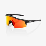 100% Speedcraft SL HiPER - Lunettes vélo Soft Tact Black HiPER Red Multilayer Mirror