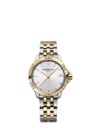 Raymond Weil Women's Tango 30 Date Bracelet Strap Watch, Silver/Gold