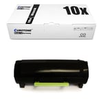 10x Toner for Lexmark Ms 510 610 De DTE Dn Dtn , 50F0UA0 Black