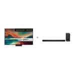 LG QNED86 75" 4K QNED Mini-LED TV (2023) + LG S90TY 5.1.3 Soundbar Dolby Atmos -tuotepaketti