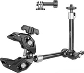 Magic Arm Clamp Kit - Articulating Friction Arm for Camera, Light, Webcam