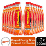 Lucozade Energy Original Sparkling Energy Drink Powered By Glucose, 12x900ml