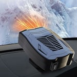 Beijiyi - Ventilateur électrique pour voiture de chauffage et de refroidissement portable avec prise allume-cigare avec désembuage rotatif à 360