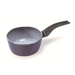 Moneta Aria Finegres Casserole anti-adhésive naturelle 1 manche 16 cm, également pour induction, fabriquée en Italie