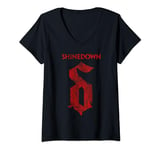 Womens Shinedown The Voices V-Neck T-Shirt