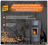 Pyrofeu - Granulés de Ramonage - 1,5kg - Entretien des Poêles, Inserts et Chaudières à Pellets - Destruction par Catalyse - pour Un Tirage et Un Rendement Optimaux