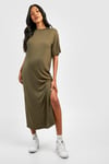 Maternity T-shirt Midaxi Dress