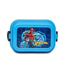 Spider-Man Lunch Box, Blue, School and Kindergarten – Disney Official – Children's Lunch Box Elementary School – 2 Compartments, Cloister Included, Blue, Taglia Unica, School