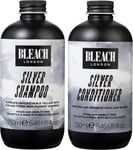 BLEACH  LONDON  Silver  Shampoo  250  Ml  and  Silver  Conditioner  250  Ml -  H