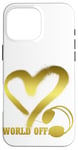 Coque pour iPhone 16 Pro Max Casque Musique Coeur Techno House Amour