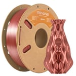 ERYONE Silk PLA Filament 1.75 mm, Filament PLA pour imprimante 3D, 0,03 mm, 1 kg/Bobine, Cuivre Rouge