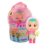 Cry Babies Magic Tears Shelly - Poupée de Collection avec 8 Accessoires - Jouet pour Filles et garçons + 3 Ans