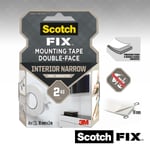 Scotch-fix™ monteringstape til listverk, 914140-1020sbt-p, 10 mm x 2 m, 4 ruller/pakke