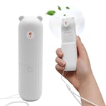 Mini Hand Held Fan, 2500mAh Battery Operated, USB Rechargeable Pocket Bear Fan