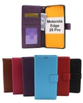 New Standcase Wallet Motorola Edge 20 Pro (Svart)