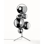 Tom Dixon Mirror Ball Chandelier golvlampa silver