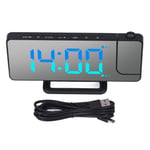 Projection Alarm Clock Digital Mirror Projection Alarm Clock USB C Charging Port