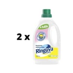 Nestemäinen pesuaine RINGUVA PLUS, värillisille kankaille, sapella, 20 pesua, 1 l x 2 kpl paketti