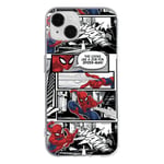 ERT GROUP mobile phone case for Apple Iphone 14 PLUS original and officially Licensed Marvel pattern Spider Man 001 optimally adapted to the shape of the mobile phone, case made of TPU