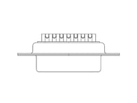 Molex Molex Mol Power &Amp  Signal Sol. 1727040170 D-Sub-Kontakt Polantal: 25 Lödning 1 St Kartong