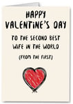 Valentines Day Card For Her - Gay Woman Female Partner Wife - Funny Joke Lesbian